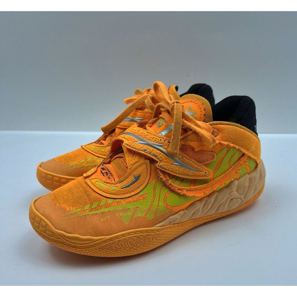Puma MB.05 Fast And Furious LA Heat Fire Lux Lime Boy's Shoes Athletic Size 3 C